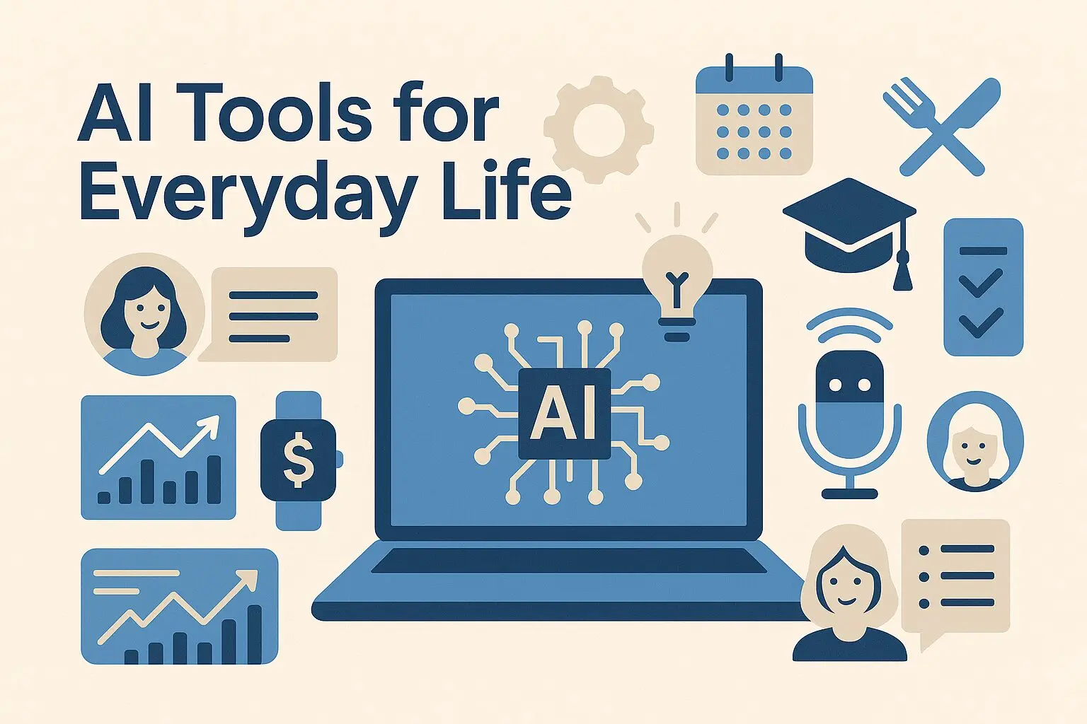 AI Tools for Everyday Life: 10 Essential Apps to Boost Productivity in 2025
